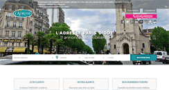 Desktop Screenshot of ladresse-paris-didot.com
